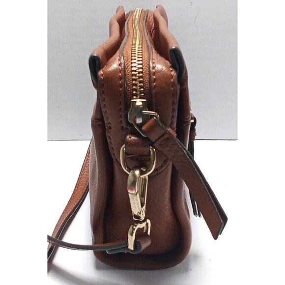 Vince Camuto Brown Leather Shoulder Bag - Picture 5 of 7